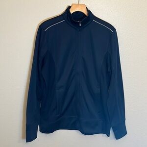 Cutter & Buck Navy CB WeatherTec Zipper Jacket Sweatshirt